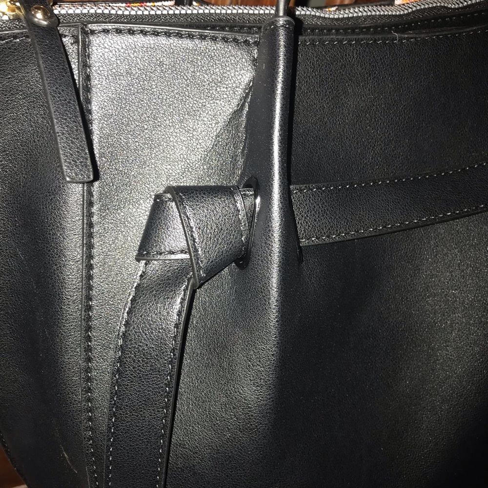 Nanette Lepore Double Handle Handbag- Black- NWT - Picture 7 of 8